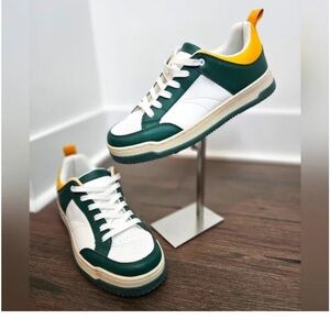 Stylish Green and White Steven Madden Sneakers